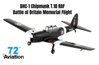 AVIATION 72 | DE HAVILLAND DHC-1 CHIPMUNK RAF BBMF 2007 WK518/K | 1:72