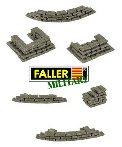 FALLER | ZANDZAKKEN MILITAIR 200 STUKS | 1:87