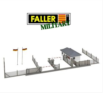 FALLER | GUARD HOUSE WITH BARRIER | 1:87