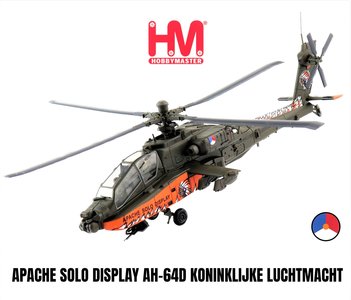 HOBBY MASTER | BOEING AH-64D 'APACHE SOLO DISPLAY' ROYAL DUTCH AIR FORCE | 1:72