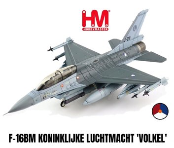 HOBBY MASTER | F-16BM J-211 322 Sqd. RNAF KONINKLIJKE LUCHTMACHT VOLKEL AIR BASE 2006 | 1:72