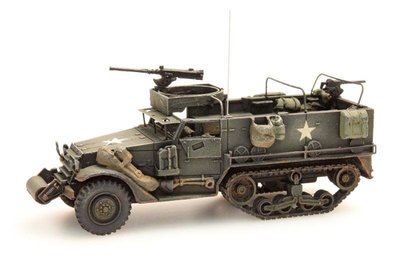 ARTITEC | M3A1 Halftrack .50 M2 machine gun US / UK (kant en klaar model) | 1:87 