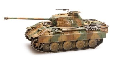 ARTITEC - Panther Ausf A Zimmerit Camouflage kant en klaar model - 1:87 