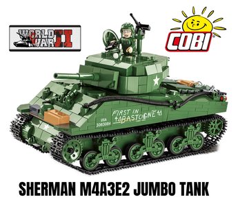 COBI | SHERMAN M4A3E2 JUMBO TANK 'HISTORICAL COLLECTION' | 1:32