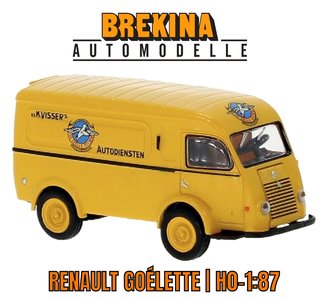 BREKINA | RENAULT GOÉLETTE 'VISSER AUTODIENSTEN' | 1:87