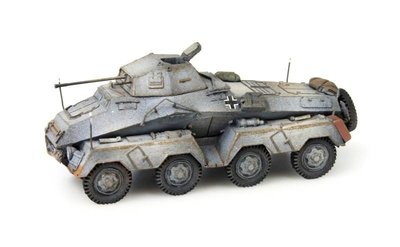 ARTITEC - Sd.Kfz 231 8-Rad winter kant en klaar model - 1:87 