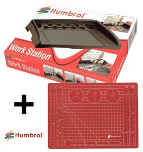 HUMBROL | WORKSTATION WITH CUTTING MAT ACTION PACKAGE | 0:0