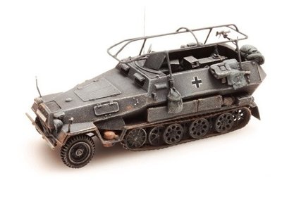 ARTITEC - Sd.Kfz 251/3B Funkpanzerwagen Grijs kant en klaar model - 1:87 