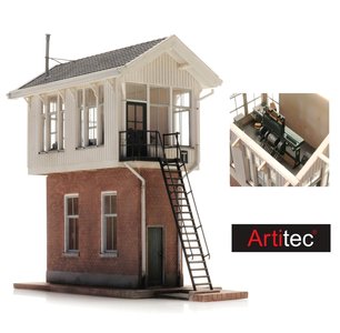 ARTITEC | SIGNAL BOX POST T WITH INTERIOR | 1:87