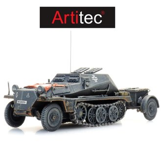 ARTITEC | SD.KFZ. 252 + SD.ANH. 32 GRAU (READY-MADE) | 1:87 