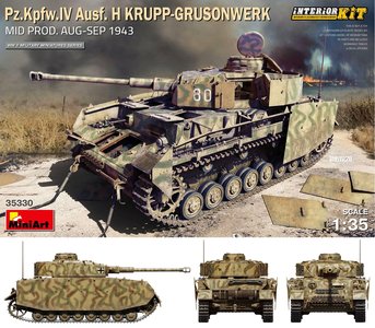 MINIART | PZ. KPFW.IV AUSF H KRUPP-GRUSONWERK 1943 (INTERIOR KIT) | 1:35