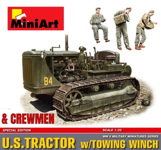 MINIART | U.S. TRACTOR W/TOWING WINCH & CREWMEN (SPECIAL EDITION) | 1:35