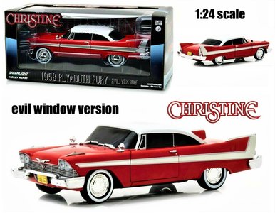 GREENLIGHT | CHRISTINE PLYMOUTH FURY 1958 EVIL VERSION LIM.ED. | 1:24