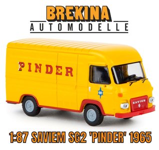 BREKINA | SAVIEM SG2 'PINDER' CIRCUS 1965 | 1:87