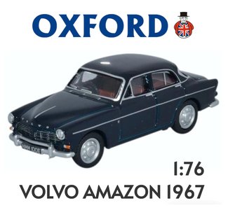 OXFORD DIECAST | VOLVO AMAZON (DARK BLUE) | 1:76