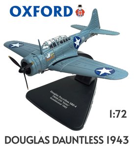 OXFORD DIECAST | DOUGLAS DAUNTLESS VMSB-233 SISTER GUADALCANAL 1943 | 1:72
