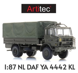 ARTITEC | DAF YA 4442 MILITAIRE UITVOERING NL (READY MADE) | 1:87