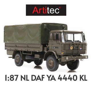 ARTITEC | DAF YA 4440 MILITAIRE UITVOERING KANTELCABINE NL (READY MADE) | 1:87