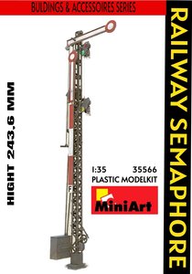 MINIART | RAILWAY SEMAPHORE (DIORAMA & ACCESSOIRES SERIES) | 1:35