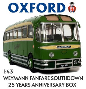 OXFORD | AEC WEYMANN FANFARE SOUTHDOWN - OXFORD 25 YEARS ANNIVERSARY BOX | 1:43