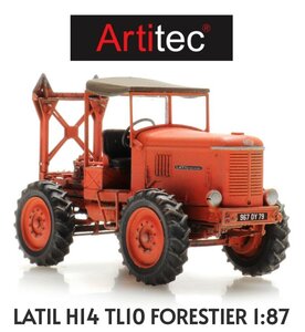 ARTITEC | LATIL H14 TL10 FORESTIER 4X4 TRACTOR (READY MADE) | 1:87
