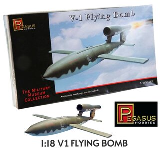 PEGASUS HOBBIES | V1 FLYING BOMB (BOUWDOOS) GERMAN WWII | 1:18