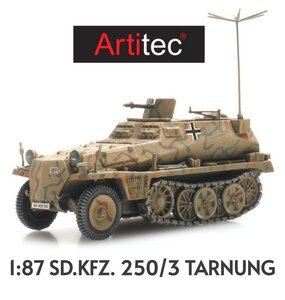 ARTITEC | SD.KFZ. 250/3 TARNUNG  (READY-MADE) | 1:87