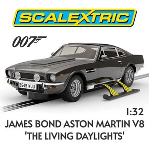 SCALEXTRIC | JAMES BOND ASTON MARTIN V8 'THE LIVING DAYLIGHTS' (SLOTCAR) | 1:32