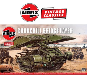 AIRFIX VINTAGE CLASSICS | CHURCHILL BRIDGE LAYER WWII 1944 | 1:76