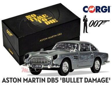 CORGI | JAMES BOND ASTON MARTIN DB5 'NO TIME TO DIE'  SCHOOTING VERSION | 1:36