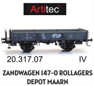 ARTITEC | ZANDWAGEN 147-0 ROLLAGERS NS-LOGO DEPOT MAARN IV | 1:87