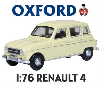 OXFORD | RENAULT 4 BEIGE | 1:76