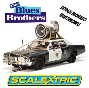 SCALEXTRIC | THE BLUES BROTHERS  DODGE MONACO 'BLUESMOBILE' (SLOTCAR) | 1:32