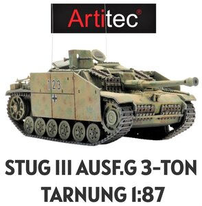 ARTITEC | STUG III AUSF. G 3-TON TARNUNG (READY-MADE) | 1:87