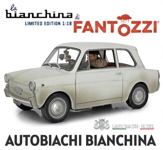 LAUDORACING-MODEL | AUTOBIANCHI LA BIANCHINA DI FANTOZZI | 1:18