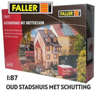 FALLER | OUD STADSHUIS MET MET SCHUTTING (AFGEBROKEN PAND) H0 | 1:87