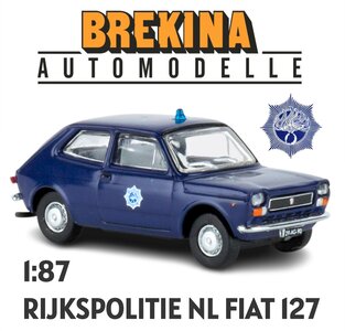 BREKINA | RIJKSPOLITIE NEDERLAND FIAT 127 | 1:87