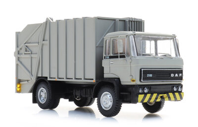 ARTITEC | DAF KANTELCABINE 1982 VUILNISWAGEN GRIJS | 1:87