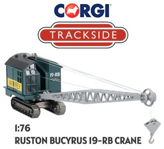 CORGI TRACKSITE | RUSTON BUCYRUS 19-RB CRANE 'WIMPEY' | 1:76