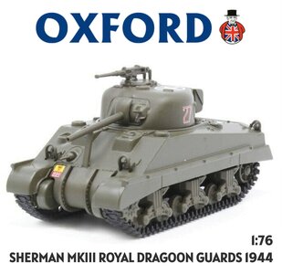 OXFORD | SHERMAN MKIII 4TH AND 7TH ROYAL DRAGOON GUARDS FRANKRIJK 1944 | 1:76