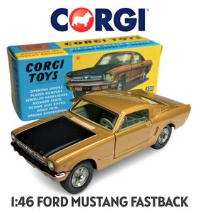 CORGI | FORD MUSTANG FASTBACK 2+2 COUPE (CLASSIC SERIES) | 1:46
