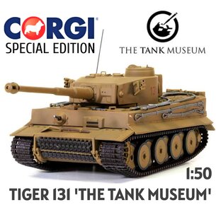 CORGI | TIGER 131 RESTORED AND OPERATED BY THE TANK MUSEUM BOVINGTON (SPECIAL EDITION) | 1:50