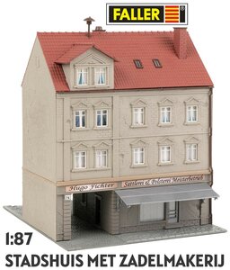 FALLER | STADSHUIS MET ZADELMAKERIJ | 1:87