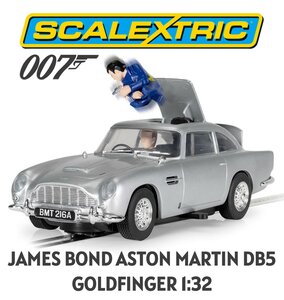 SCALEXTRIC | JAMES BOND ASTON MARTIN DB5 'GOLDFINGER' (SLOTCAR) | 1:32