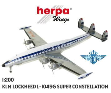 HERPA | KLM LOCKHEED L-1049G SUPER CONSTELLATION PH-LKC NEGATON 'THE FLYING DUTCHMAN' | 1:200