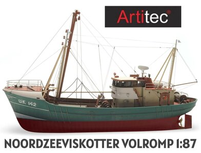 ARTITEC | NOORDZEEVISKOTTER VOLROMP (BOUW-KIT) | 1:87