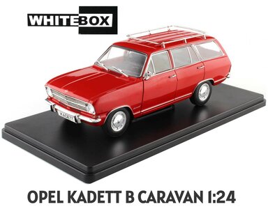 WHITEBOX | OPEL KADETT B CARAVAN RED 1965 | 1:24