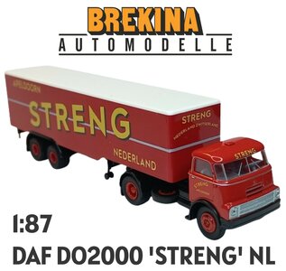 BREKINA | DAF DO2000 'STRENG' APELDOORN NL 1957 | 1:87