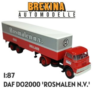 BREKINA | DAF DO2000 'ROSMALEN N.V.' OSS HOLLAND NL 1957 | 1:87