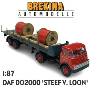 BREKINA | DAF DO2000 'STEEF VAN LOON' NL 1957 | 1:87